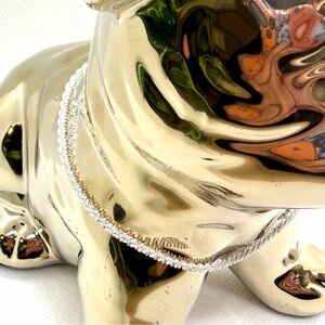 Delicate .925 Sterling Silver 6” Rope Chain Bracelet